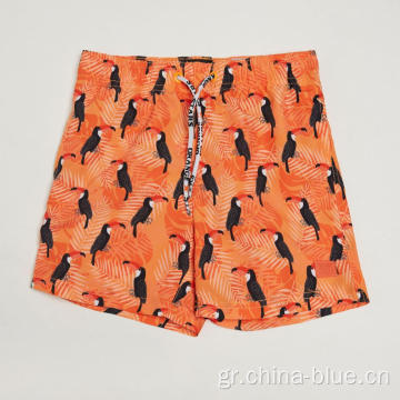 Αγόρι του Toucan Print Swim Beach Shorts